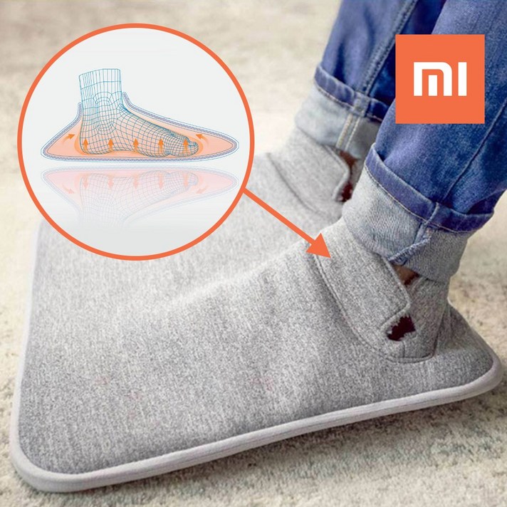 샤오미 PMA 전기 발난로 3단계 발온열기 전기히터 풋워머 2세대 1세대, 그레이+국내용고급형플러그220V, 샤오미 XIAOMI 전기 발난로 온열기