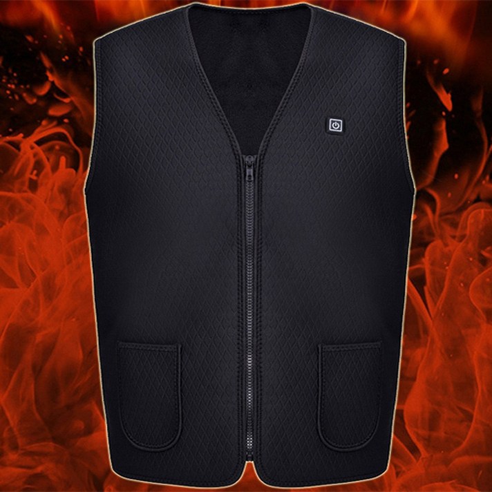 DGITEM USB 발열조끼 스마트조끼 3단온도조절 충전식조끼 방한조끼 온열 난방자켓 열선조끼