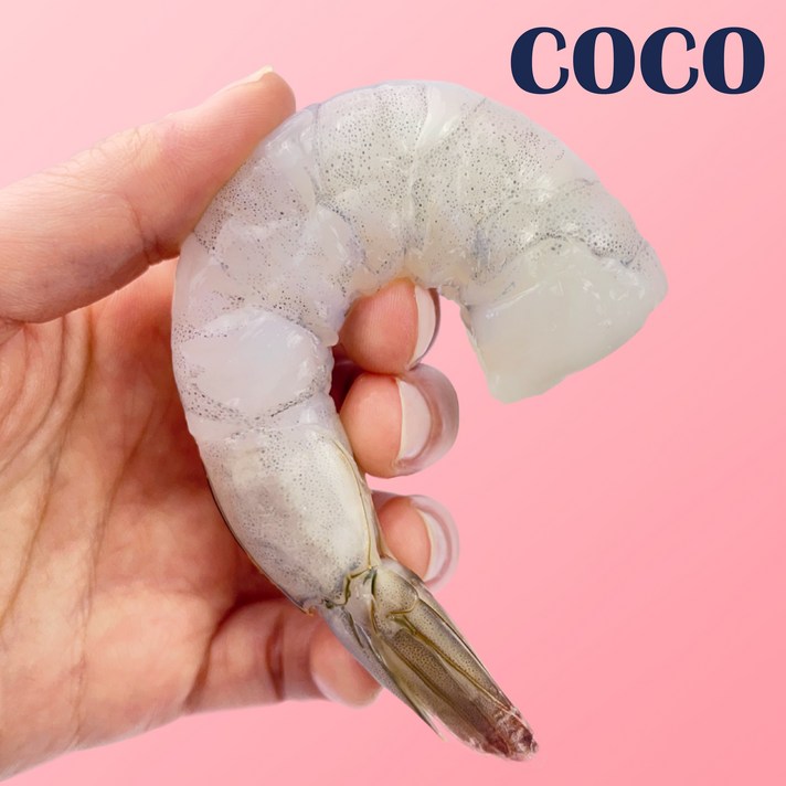  칵테일새우 900g~1kg 생 새우살 감바스용 새우, 1kg(왕특대, 32~40미), 1개 