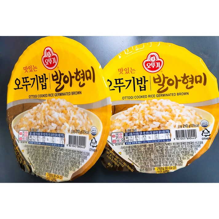 맛있는 오뚜기밥 발아현미, 210g, 24개