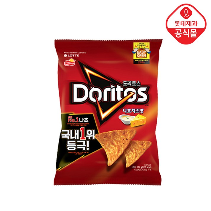 도리토스 나쵸치즈맛 소, 84g, 16개
