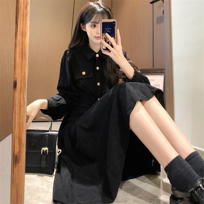  여성 연회 하객룩 롱원피스 