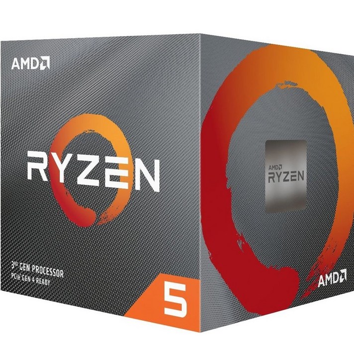 AMD 100-100000031BOX Ryzen 5 3600 6-Core 3.6 GHz (4.2 Max Boost) Socket AM4 65W 12-Thread Unlocked Desktop Processor with Wraith Stealth Cooler