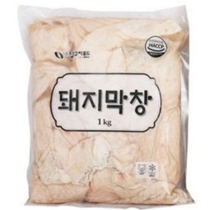 달구지 대용량 1kg 돼지 생막창 소생막창 초벌 돼지막창 훈제 돼지 막창, 돼지생막창(1kg)