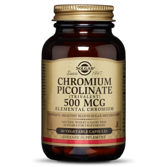 솔가 크로뮴 피콜리네이트 500mcg 베지터블 캡슐, 60개입, 1개