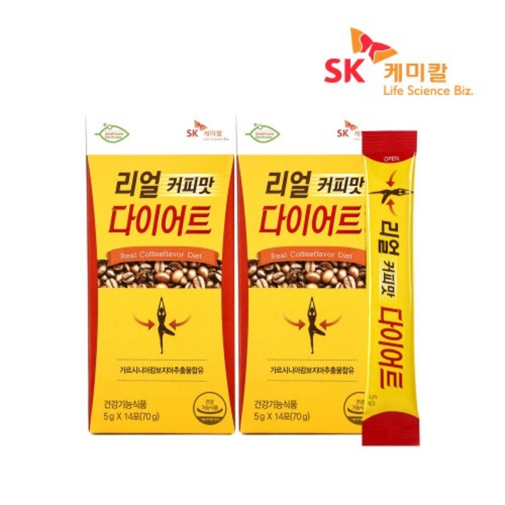 커피맛 체지방 감소제 여자 다이어트 보조제 내장지방약 2통