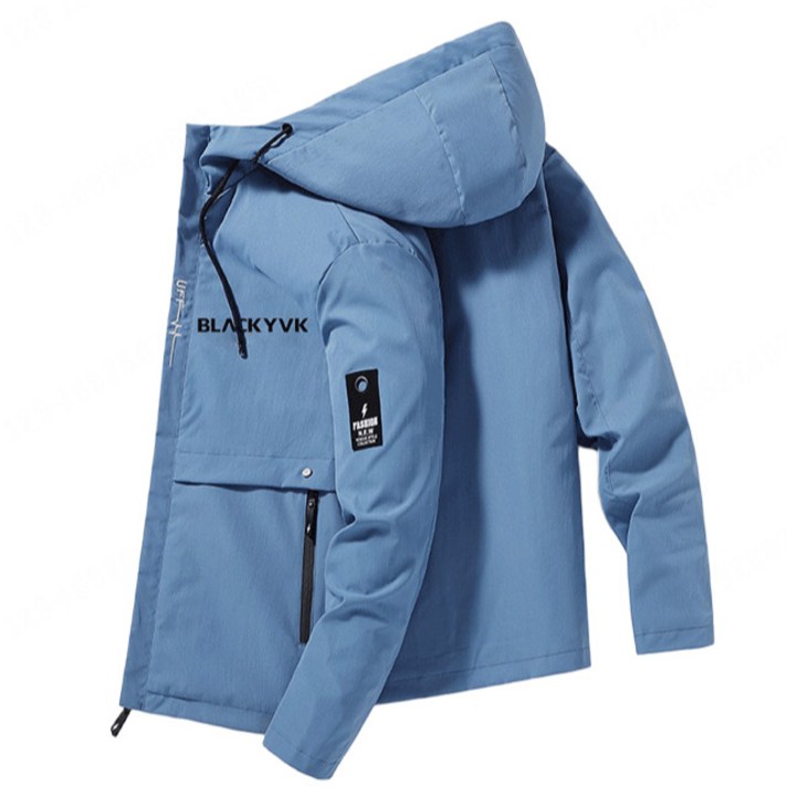 [1/1+1] 방풍 방수 남성 후드 재킷 방풍 방수후드 제킷 뛰어난 방풍성 및 방수성/통기성이 뛰어난 GORE-TEX 원단