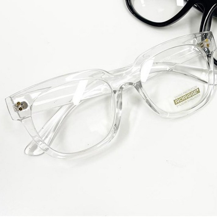 바나나마켓 트렌디 빅프레임 스퀘어 뿔테 안경테 2color