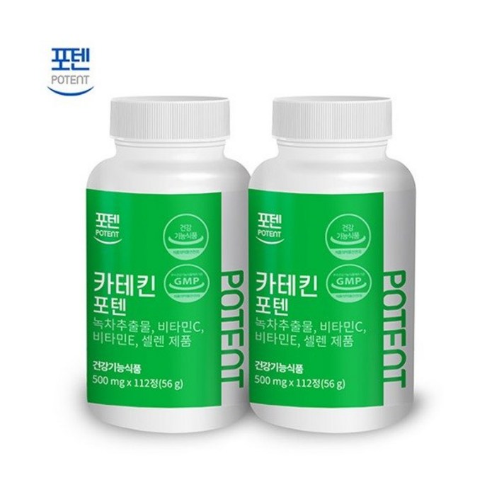 [비타민마을] 포텐 카테킨 2통 224정(총4개월분), 상세 설명 참조