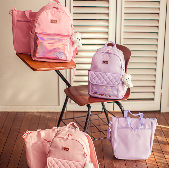 레노마키즈 엔씨충장점 **21년 신학기 책가방 세트 2컬러 **R2119A806 비쥬 백팩