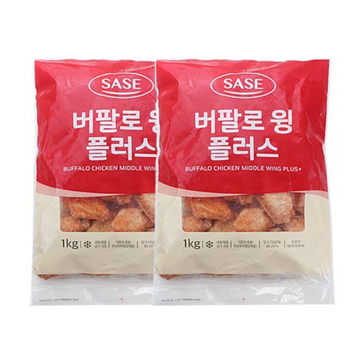 사세 버팔로윙 1kgX2팩, 2개, 1kg