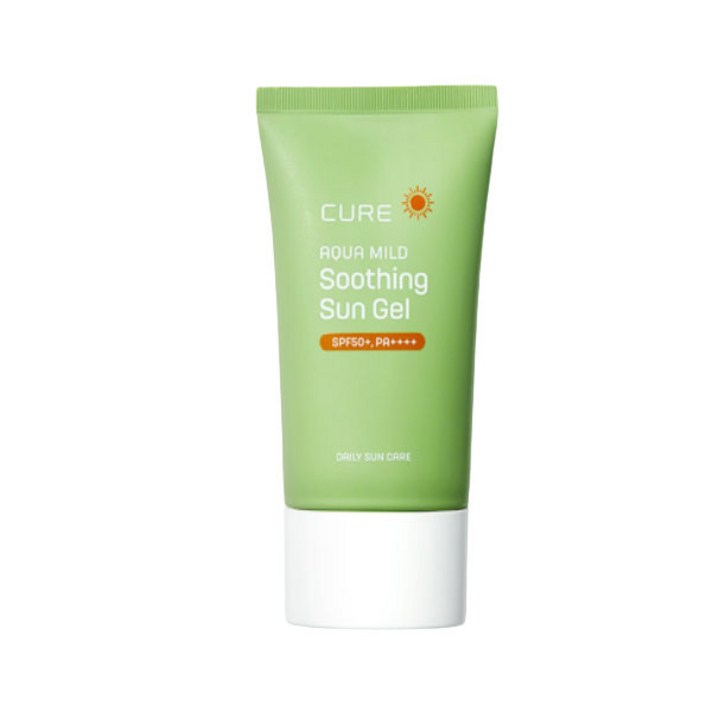 김정문알로에 큐어 아쿠아 마일드 수딩 선젤 SPF50+ PA++++, 50ml, 1개
