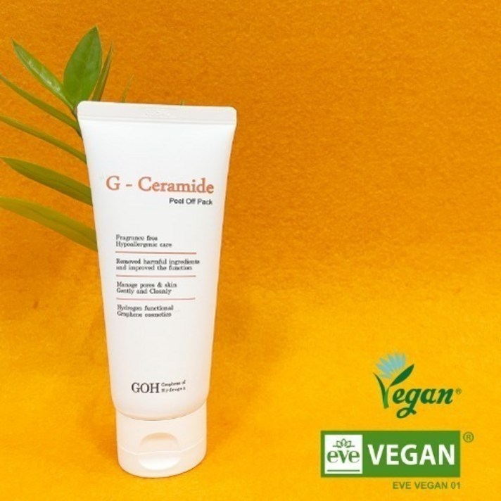 고흐 GOH 지세라마이드 필오프팩 100ml 비건 저자극 그래핀 마스크 팩