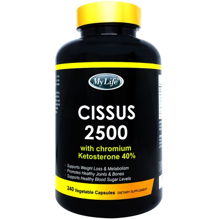 [미국빠른직구] 마이라이프 시서스 2500 크롬과 케토스테론 40% 240정, 1병