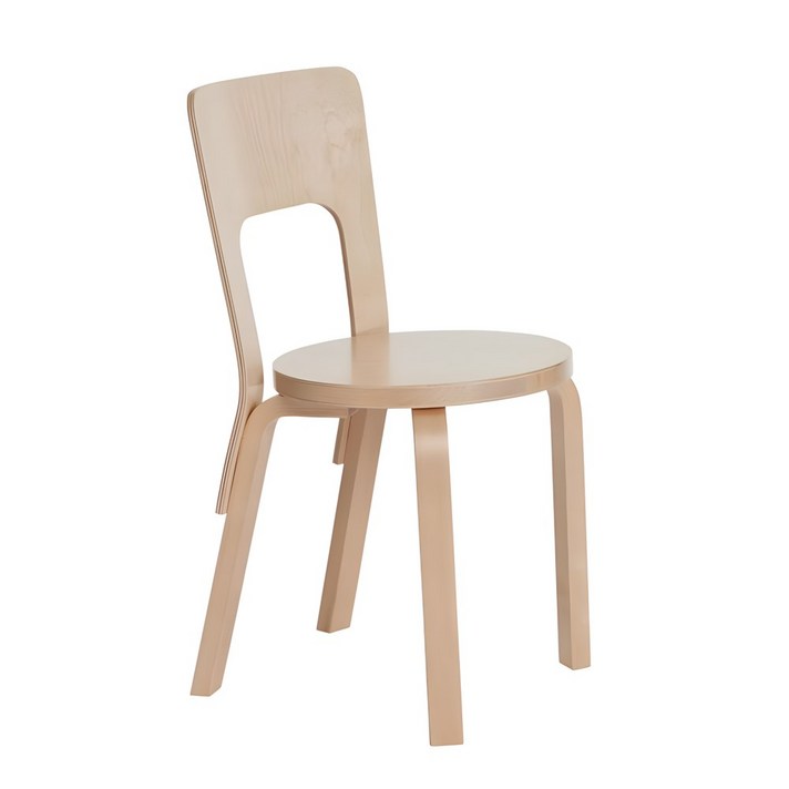 아르텍 의자 Artek n66 우드 하이백 원목 체어 카페