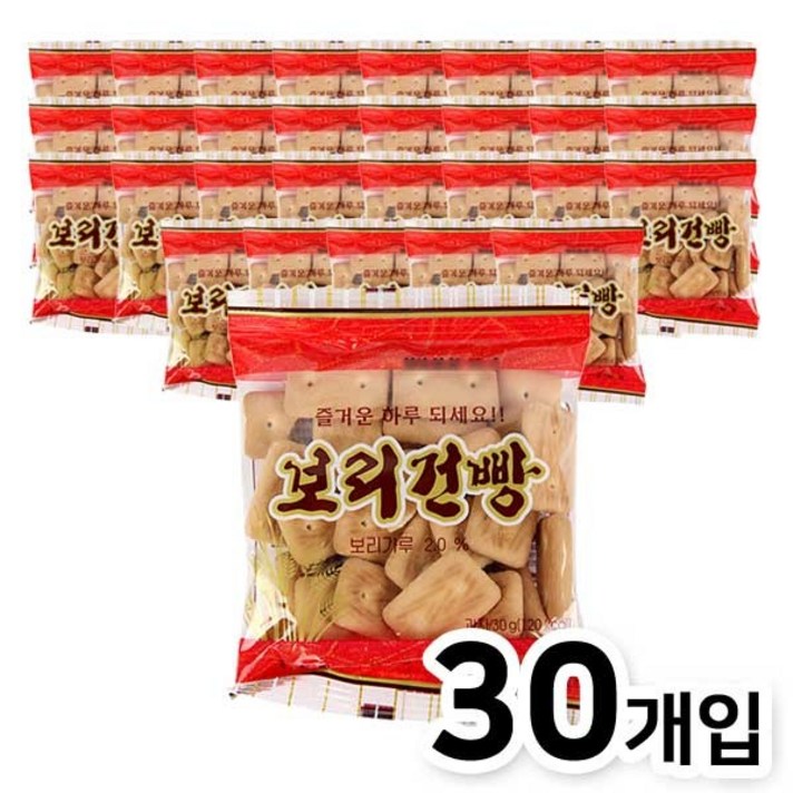 금풍제과 보리건빵 30g, 30개