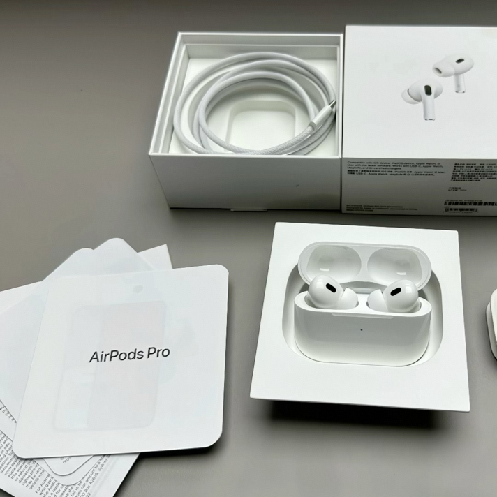 Apple AirPods Pro 2 애플 에어팟 프로 맥세이프 호환 이어버드 액티브 노이즈 캔슬링 블루투스 헤드폰 오디오 USBC