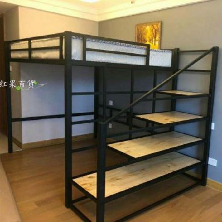 좁은방침대 이케아 벙커 2층 이층 로프트 책상 성인 어른 철제벙커침대 고가침대, 기본