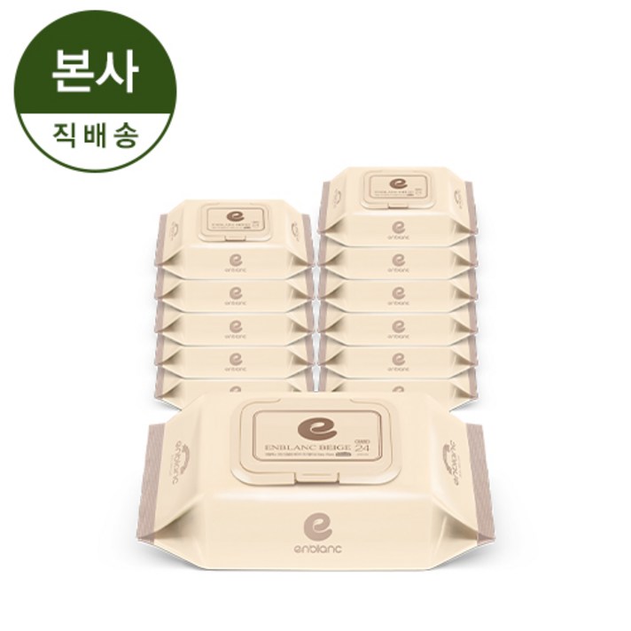 [본사직영]앙블랑 세이프 베이지 휴대 캡형 24매X12팩 N-GMC12