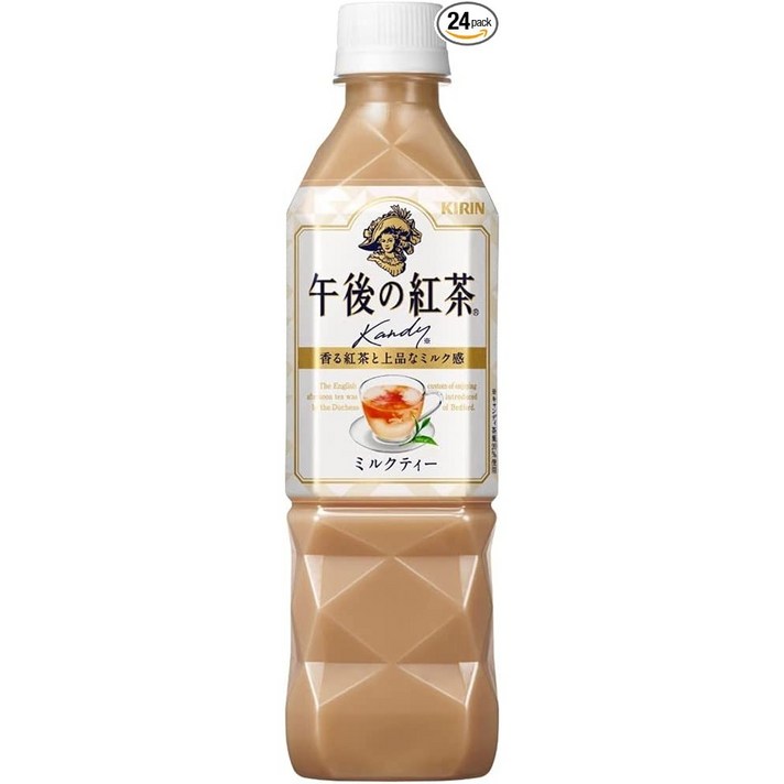  기린 음료 오후의 홍차 밀크 티 500ml 24개 Kirin Beverage Afternoon Tea Milk Tea 