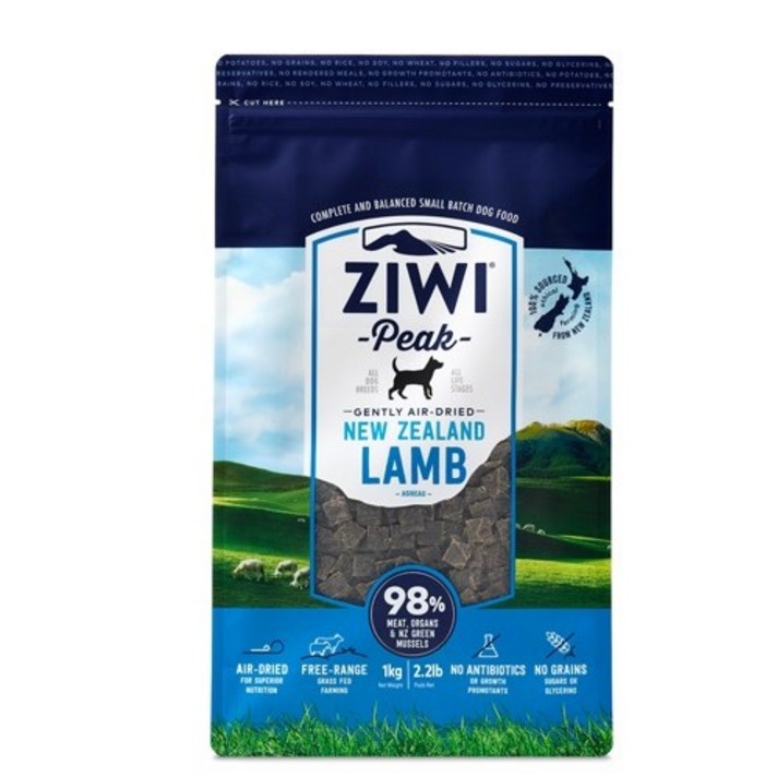지위픽 독 양고기 애견사료, 1kg, 1개
