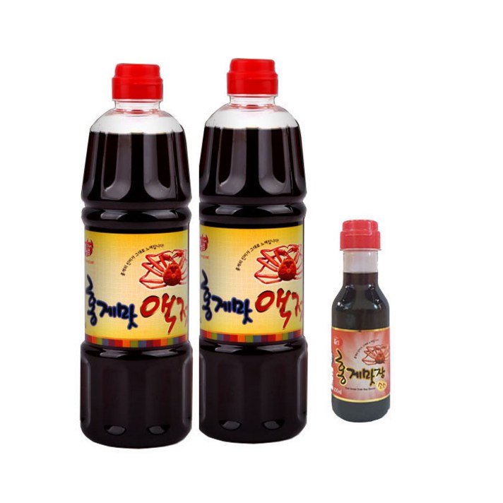 홍일식품 홍게맛액젓900ml 2병+홍게맛장소스200ml, 900ml 2병