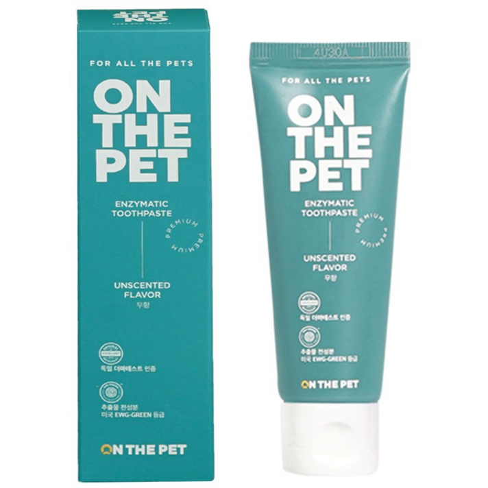 온더펫 강아지 치약 입냄새 제거 바르는 치약 무향