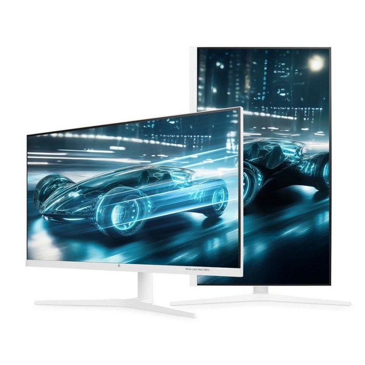 래안텍 EdgeArt QA3260K White Label IPS QHD 180 멀티스탠드 무결점 모니터, 화이트, 81cm