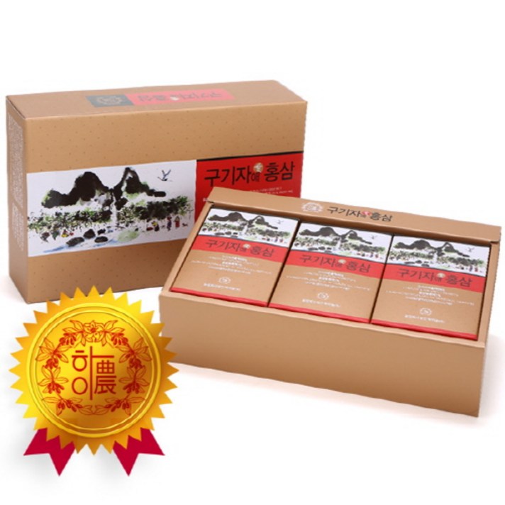 하이농 구기자애홍삼 프리미엄 진액세트 구기자, 1800ml, 1box