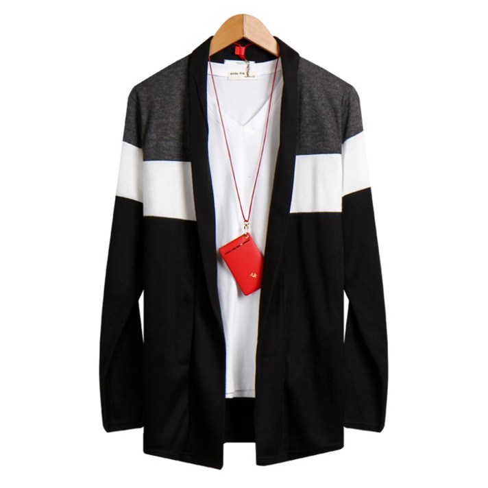 레이먼 남성용 삼단절개 숄 가디건 RH2011RT