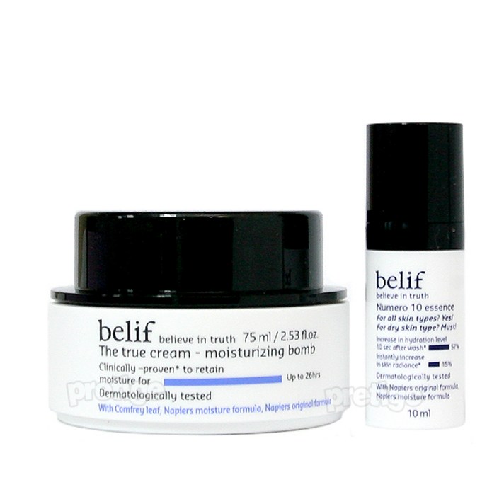 빌리프 더 트루 크림-모이스처라이징 밤 + 뉴메로 10ml 증정, 1개, 75ml