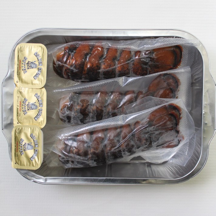 [르메뉴] 랍스터테일 바베큐 박스, 1box, 4oz (113g 내외) X 3개 (340g내외)