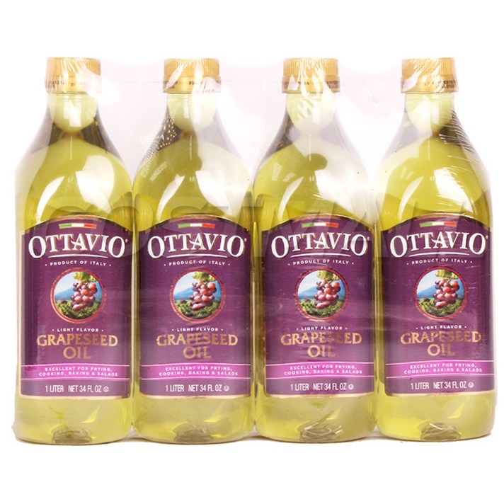 오타비오 OTTAVIO 포도씨유 1L X 4, 4개