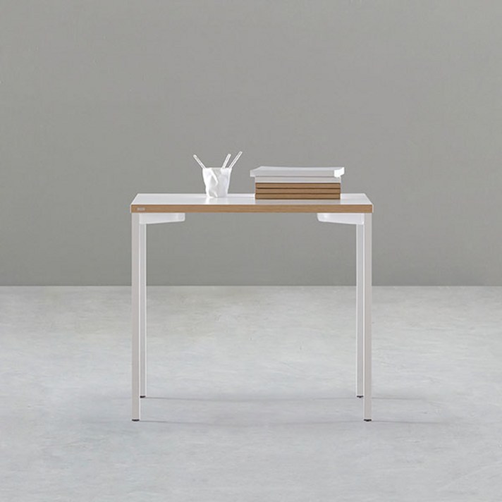 데스커 [데스커] DSAD608 베이직데스크 (800x600), 상판-화이트/다리-화이트