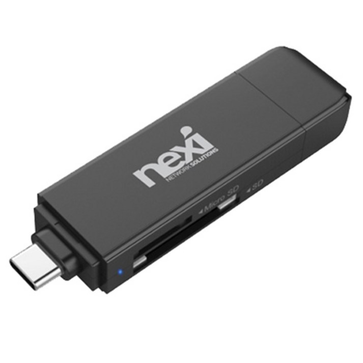 넥시 USB3.1/3.0 OTG 카드리더기 마이크로 SD 카드 NX-U3130CR NX610 20230719