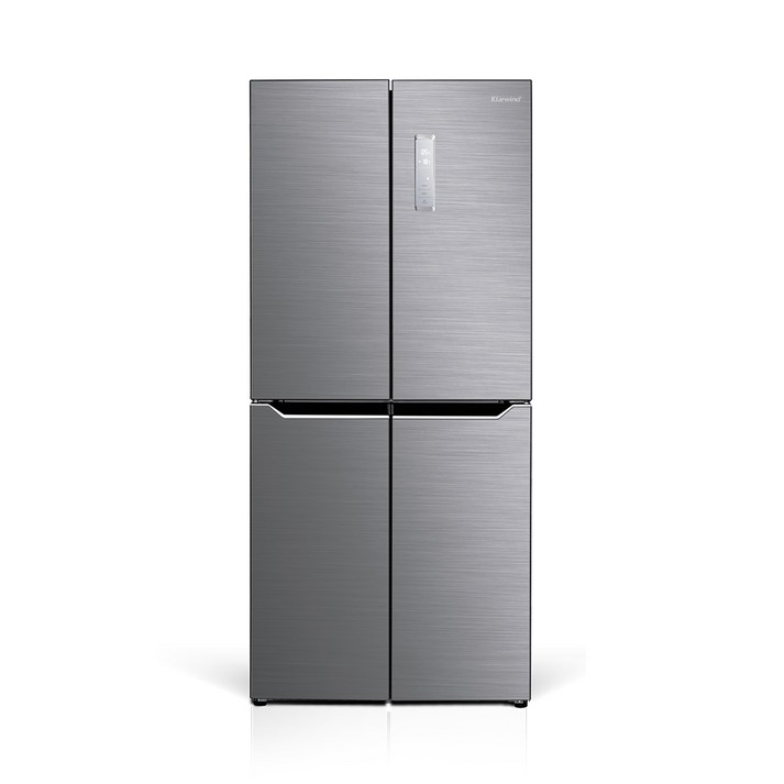 캐리어 클라윈드 피트인 4도어 냉장고 CRFSN420MFC 418L 방문설치, 실버 메탈, CRFSN420MFC