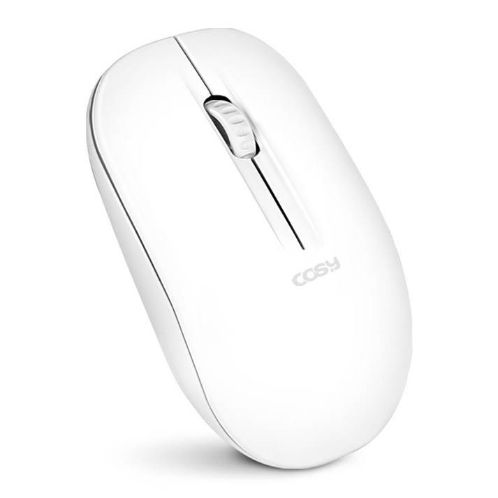 코시 블루투스 V5.2 무소음 무선마우스, M4119BT, 화이트