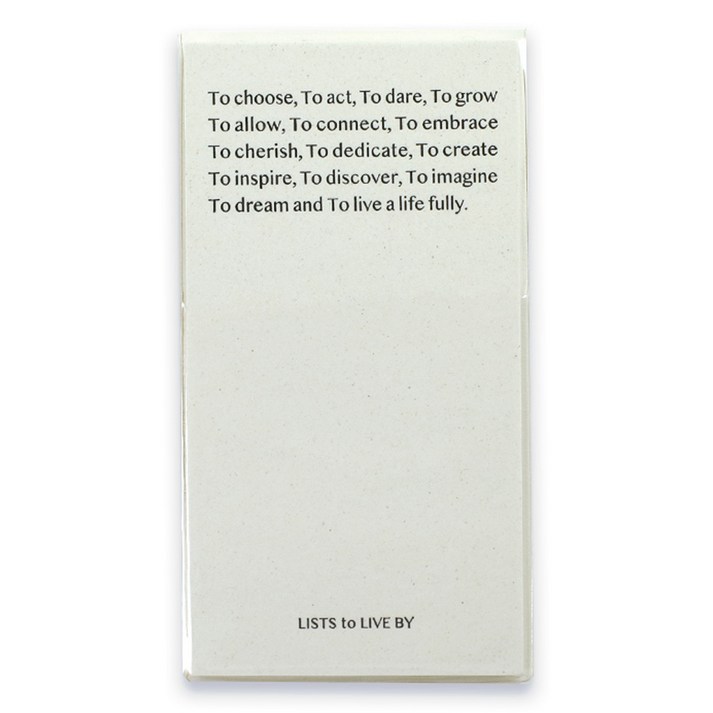 페이퍼리안 리스트 투 리브바이 쓰리로우 데일리 핸디 플래너 만년형