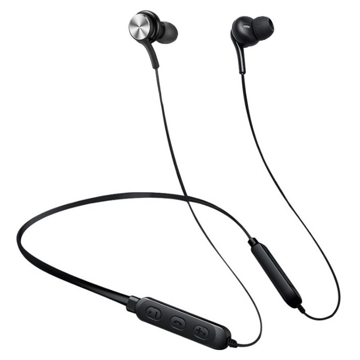 아크로 낵밴드 블루투스 무선 이어폰, MT1000, 블랙, 5시간, MT1000, 블랙