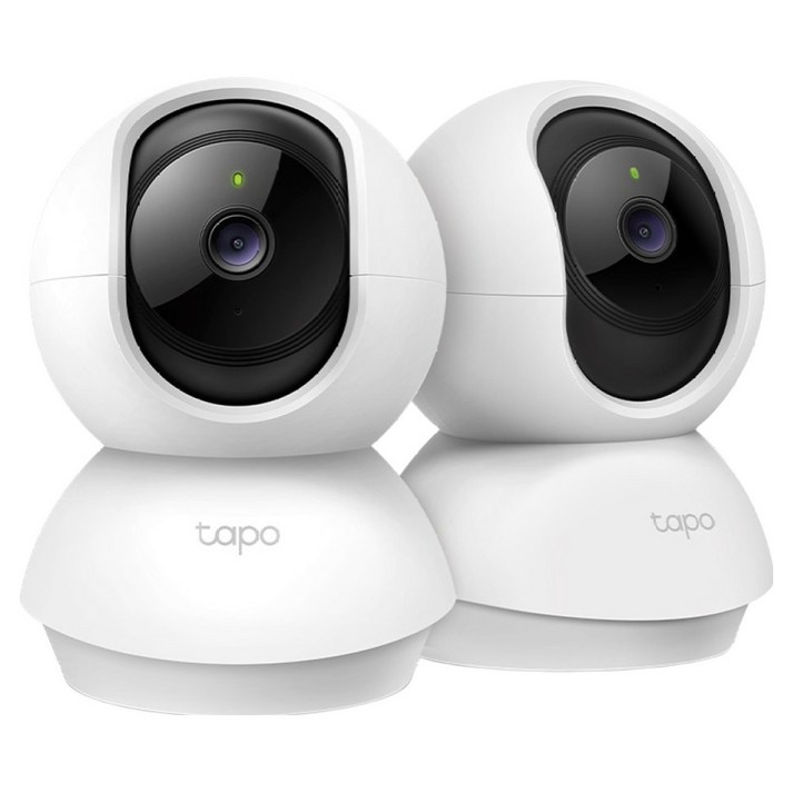 티피링크 200만화소 회전형 홈카메라 실내용, TC70, 2개