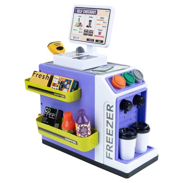 캐스비 플레이 미니편의점놀이세트, 1세트, 혼합색상