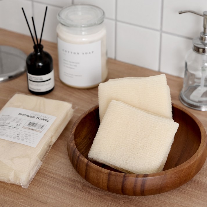 까사마루 버블 데일리 샤워타월