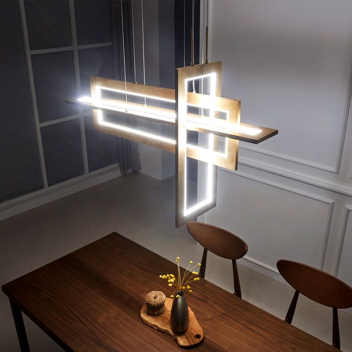 LED 로티크 식탁등 50W, 블랙