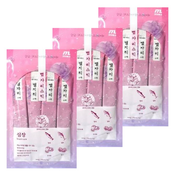 마이베프 별자리스틱 15g 4P, 3팩, 60g, 심장건강 마이베프 별자리스틱 15g 4P, 3팩, 60g, 심장건강
