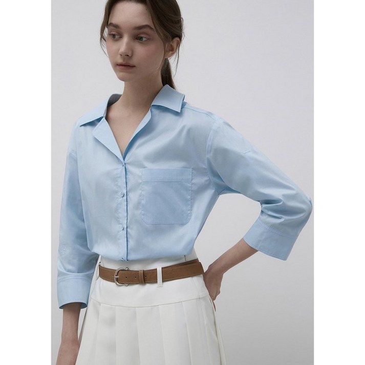 잇미샤 오픈 카라 셔츠 블라우스 ITQ3YBL790 472246