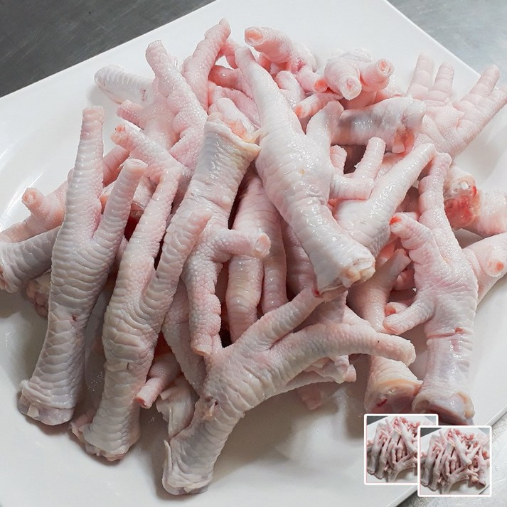 충청식품 통뼈닭발1kgX2팩 하림닭발 선별작업한 하림 닭발 냉동 국내산, 2개, 1kg