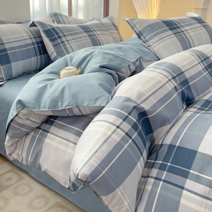 싱글 이불커버 오리털 순면 무면 누오시란 150x200x230 싱글 이불 커버  150x200cm