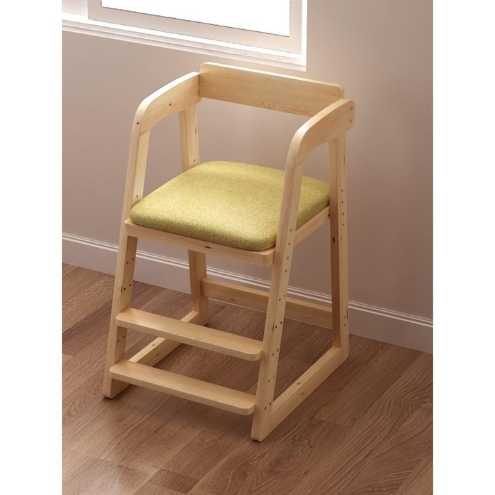 반려동물 하이체어 애견카페 식사용 원목 의자 A