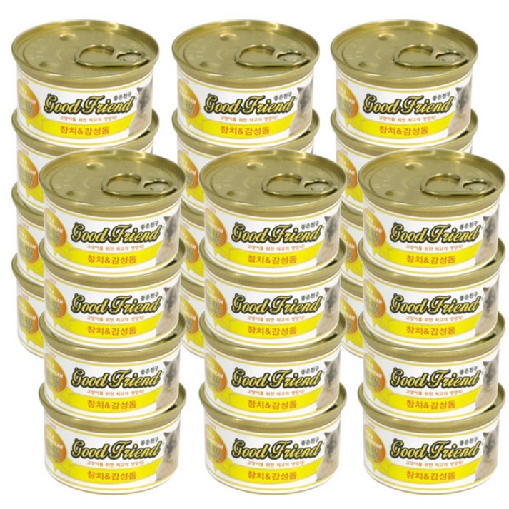 굿프렌드 고양이 간식캔 85g