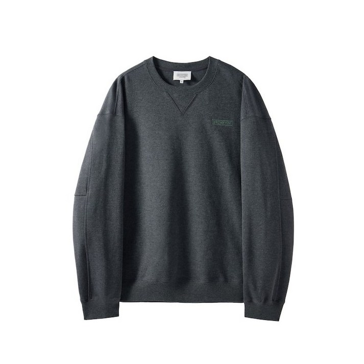 BROMPTON LONDON DIAGONAL JACQUARD SWEATSHIRT - CHARCOAL (P251USW460)